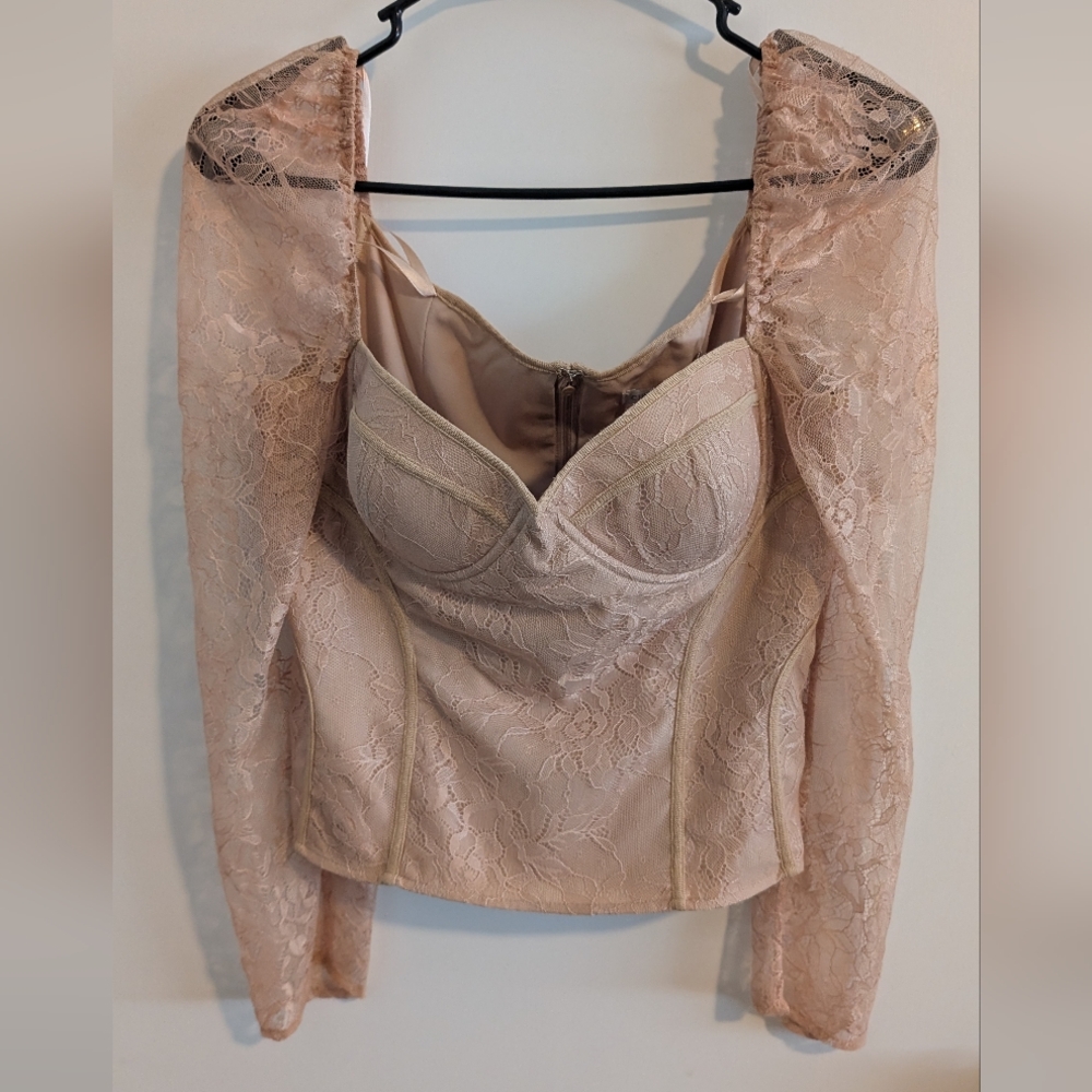 Chelsea & Violet Lace Corset Top